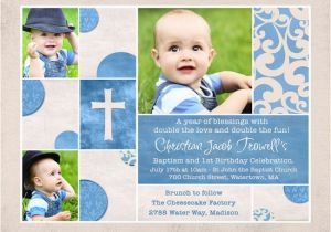 1st Birthday and Baptism Combined Invitations 17 Best Images About Bubba 39 S Christening Ideas On