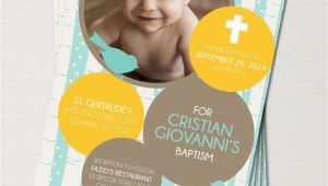 1st Birthday and Baptism Combined Invitations 1st Birthday Baptism Invitations 1st Birthday and