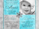 1st Birthday and Christening Invitation Wording 1st Birthday and Christening Baptism Invitation Sample