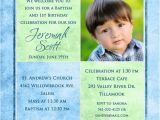 1st Birthday and Christening Invitation Wording 1st Birthday and Christening Baptism Invitation Sample