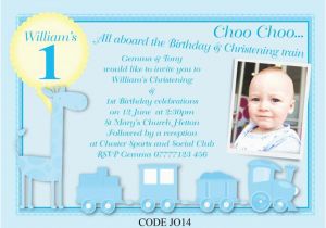 1st Birthday and Christening Invitation Wording First Birthday and Baptism Invitations Dolanpedia