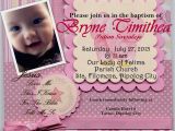 1st Birthday and Christening Invitation Wording First Birthday and Baptism Invitations First Birthday