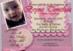 1st Birthday and Christening Invitation Wording First Birthday and Baptism Invitations First Birthday