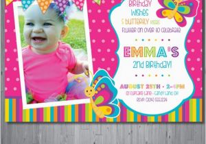 1st Birthday butterfly Invitations butterfly Birthday Invitation First Birthday by