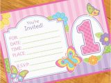 1st Birthday butterfly Invitations butterfly Garden 1st Birthday Invitations 8