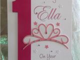 1st Birthday Cards for Granddaughter Personalised 1st 21st Any Age Princess Birthday Card
