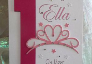 1st Birthday Cards for Granddaughter Personalised 1st 21st Any Age Princess Birthday Card