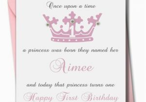1st Birthday Cards for Granddaughter Personalised Girl Sister God Daughter Granddaughter First