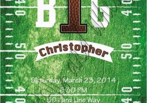 1st Birthday Football Invitations Best 25 Football First Birthday Ideas On Pinterest