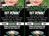 1st Birthday Football Invitations Best 25 Football First Birthday Ideas On Pinterest