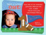 1st Birthday Football Invitations Football 1st Birthday Invitation Sports Party Printable