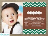 1st Birthday Football Invitations Football Invitation First Birthday Invitation Sports