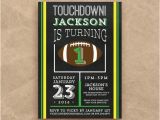 1st Birthday Football Invitations Items Similar to Football Birthday Invitation First