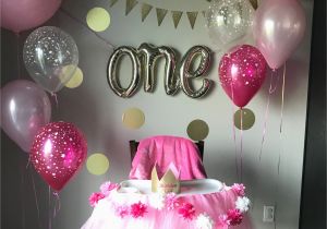 1st Birthday Girl Decorating Ideas First Birthday Party isabella Pinte