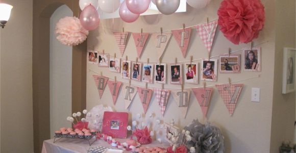 1st Birthday Girl Decorating Ideas Fresh First Birthday Decoration Ideas at Home for Girl