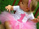 1st Birthday Girl Outfits Tutu Baby Girl First Birthday Tutu Outfit with Headband and Flower