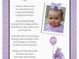 1st Birthday Girl Poems First Birthday Poems