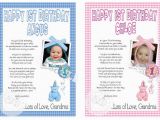 1st Birthday Girl Poems Personalised Photo Birthday Gifts Personalised Productions