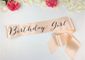 1st Birthday Girl Sash Birthday Girl Sash Birthday Sash 16th Birthday 21st