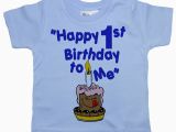 1st Birthday Girl Shirts Dirty Fingers Cute Baby T Shirt Boys Girls top Quot Happy 1st