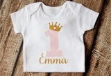 1st Birthday Girl Shirts First Birthday Onesie 1st Birthday Shirt by