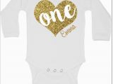 1st Birthday Girl Shirts First Birthday Outfit for Girl 1st Birthday Shirt Gold or