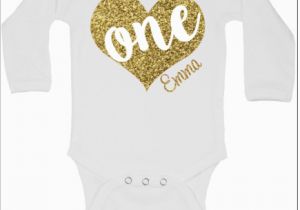 1st Birthday Girl Shirts First Birthday Outfit for Girl 1st Birthday Shirt Gold or