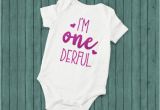 1st Birthday Girl Shirts I 39 M One Derful Onederful First Birthday Outfit 1st