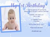 1st Birthday Invitation Card for Baby Boy Online Personalised Birthday Photo Invitations Boy Design 8