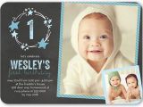 1st Birthday Invitation Card for Baby Boy Online Stellar Birthday Boy First Birthday Invitation Shutterfly