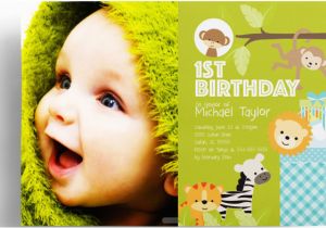 1st Birthday Invitation Maker Animated Birthday Invitation Maker Jin S Invitations