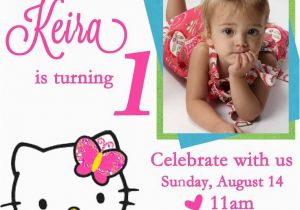 1st Birthday Invitation Maker Best 25 Hello Kitty Invitations Ideas On Pinterest