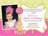 1st Birthday Invitation Maker First Birthday Invitation Wording and 1st Birthday