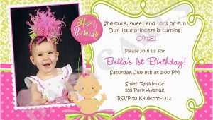 1st Birthday Invitation Maker Online First Birthday Invitation Wording and 1st Birthday