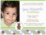 1st Birthday Invitation Message for Baby Boy 1st Birthday Invitation Quotes for Baby Girl Best Happy