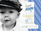 1st Birthday Invitation Message for Baby Boy 25 Off 1st Birthday Boys Photo Invitation Digital File