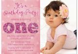 1st Birthday Invitation Message for Baby Girl 1st Birthday and Baptism Invitations 1st Birthday and