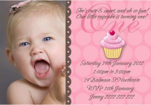1st Birthday Invitation Message for Baby Girl Baby Girl 1st Birthday Invitations Free Invitation