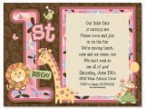 1st Birthday Invitation Message for Baby Girl First Birthday Invitation Wording and 1st Birthday