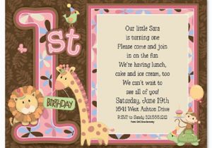 1st Birthday Invitation Rhymes First Birthday Invitation Wording and 1st Birthday