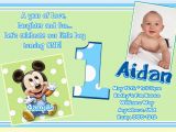 1st Birthday Invitation Template Free Printable Mickey Mouse 1st Birthday Invitations