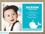 1st Birthday Invitations Boy Templates Free Whale Invitation 1st Birthday Invitation Nautical Boy