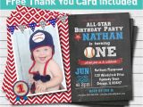 1st Birthday Invitations for Boys Baseball Birthday Invitation Baby Boy First 1st Birthday