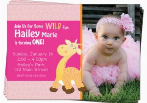 1st Birthday Invitations for Girls 1st Birthday Invitations Girl Free Template 1st Birthday