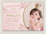 1st Birthday Invitations Free First Birthday Invitation Gold and Pink Princess Invitations