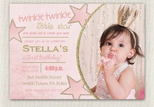 1st Birthday Invitations Free First Birthday Invitation Gold and Pink Princess Invitations