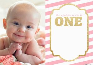 1st Birthday Invitations Free Free Printable 1st Birthday Invitations Template Free