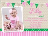 1st Birthday Invitations Girl Template Free 1st Birthday Invitations Girl Free Template Baby Girl 39 S