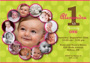1st Birthday Invite Templates First Birthday Invitation Template Best Template Collection
