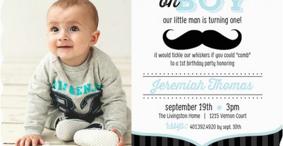 1st Birthday Mustache Invitations First Birthday Photo Ideas 5 Fabulous First Birthday